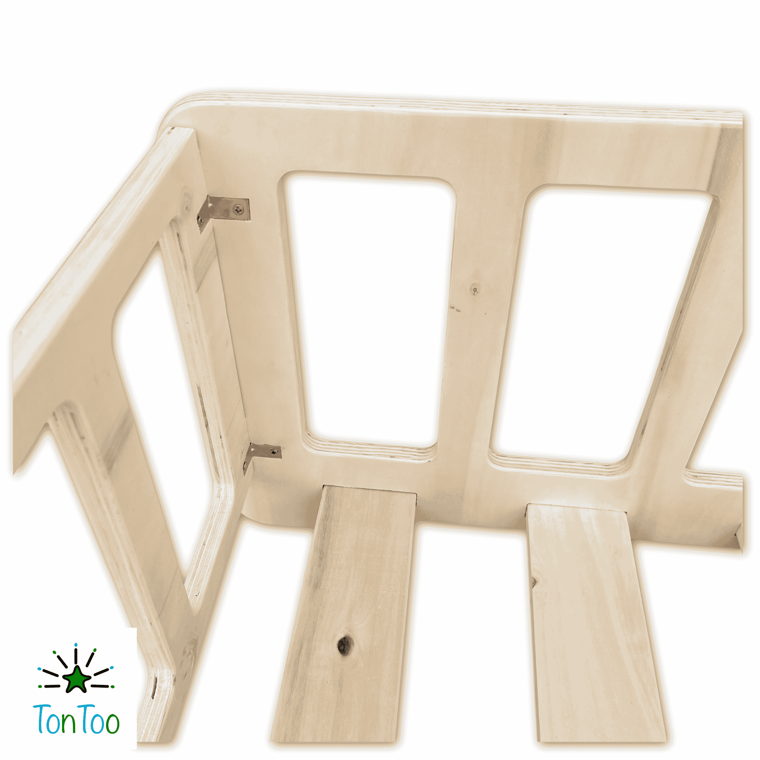 Doğal ahşap Montessori çocuk Çift Yönlü yer yatağı (80x140cm). Kontrplak bebek karyolası, 0-6 yaş için güvenli alçak yatak.